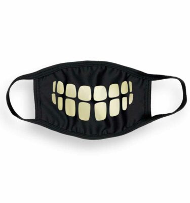 Gold grill mask